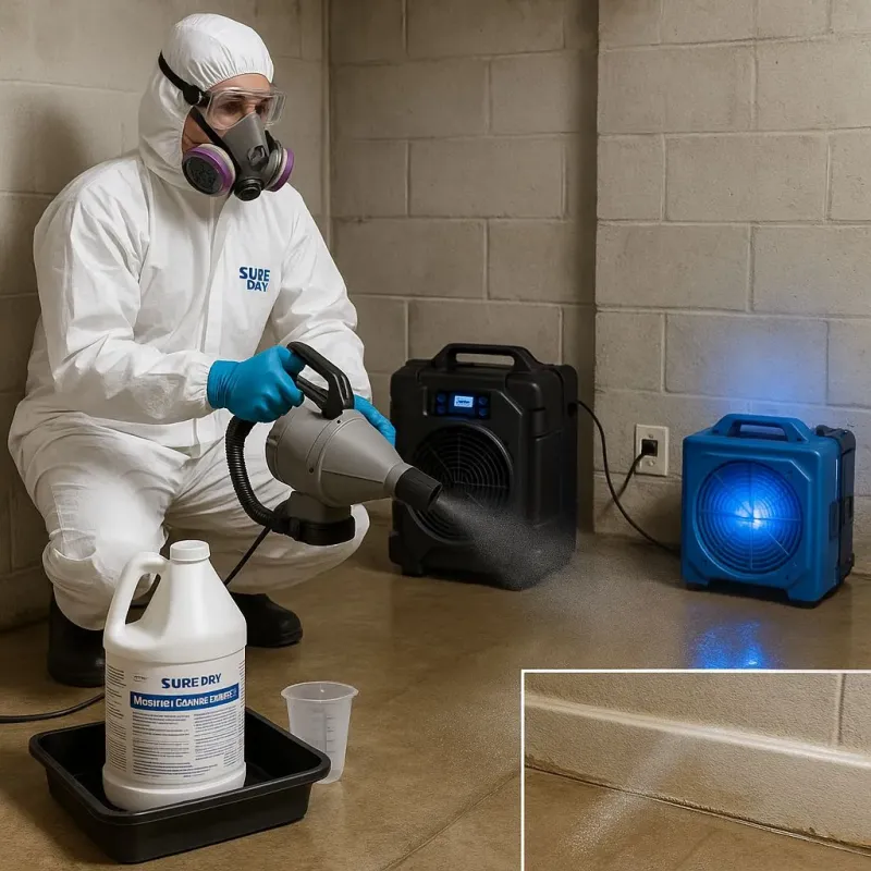 Sanitization and Odor Removal process in Glendale, CA